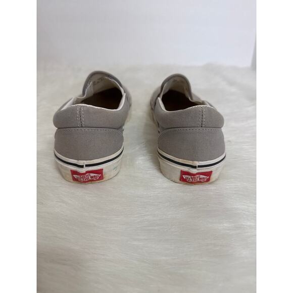Vans Off The Wall Gray Slip On Shoes Size 9 Womens Trendy - Picture 6 of 7